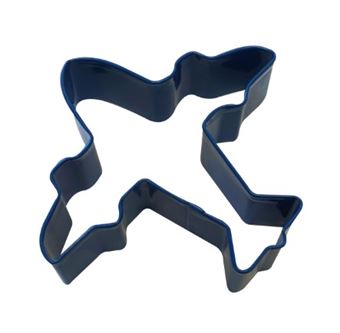 Picture of AEROPLANE POLY-RESIN COATED COOKIE CUTTER NAVY 10.2CM